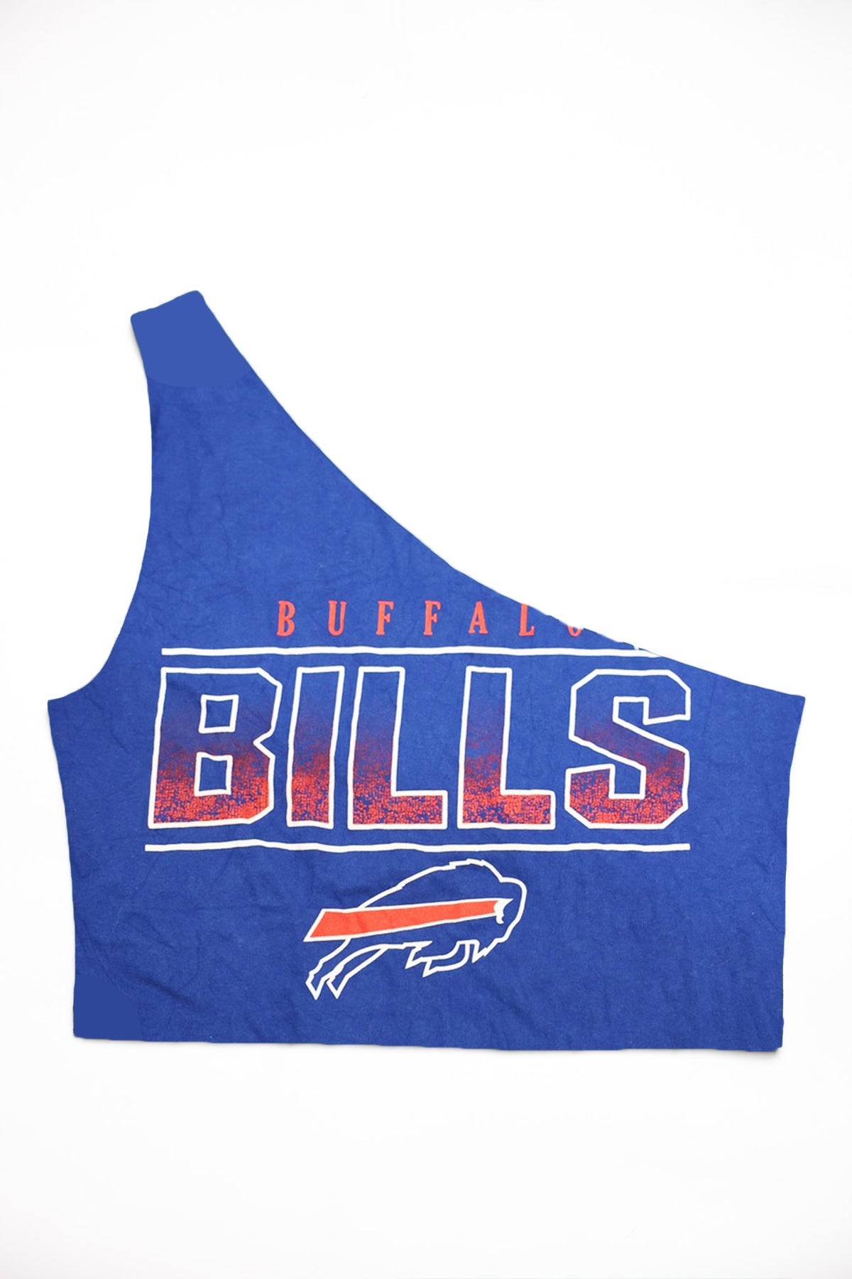 Upcycled Bills One Shoulder Tank Top - Made To Order