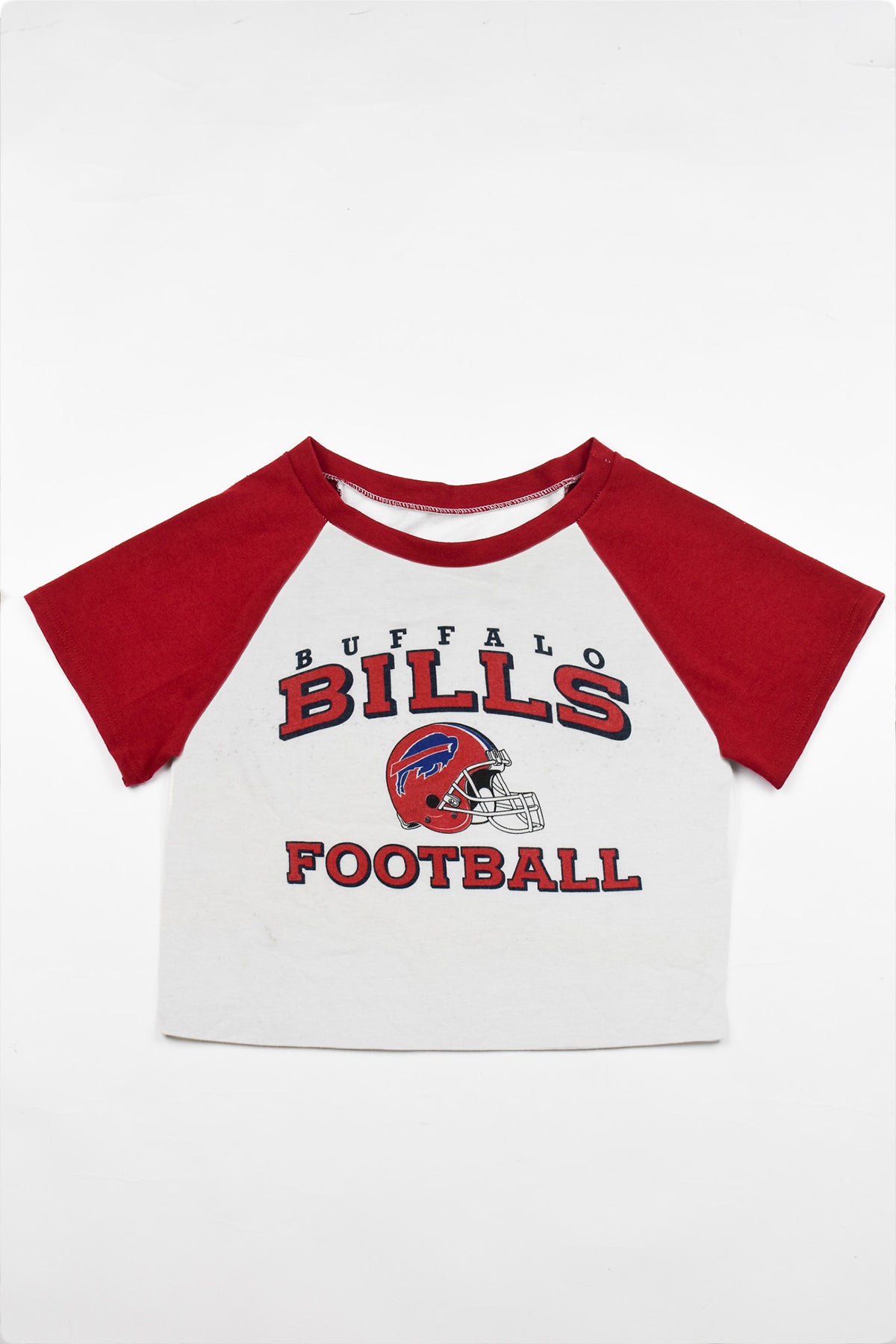 Upcycled Vintage Bills Flame Sweatshirt - Tonguetied Apparel