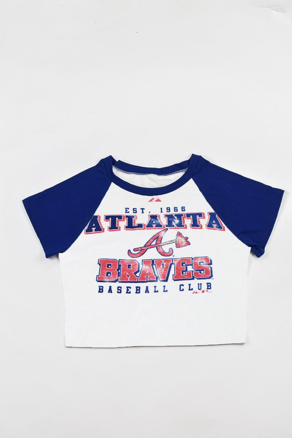 Upcycled Braves Baby Tee *MADE TO ORDER*