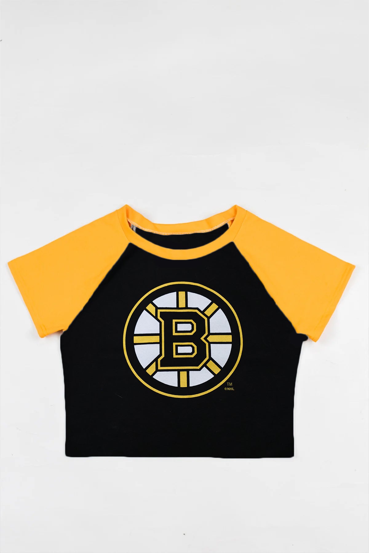 Upcycled Bruins Baby Tee