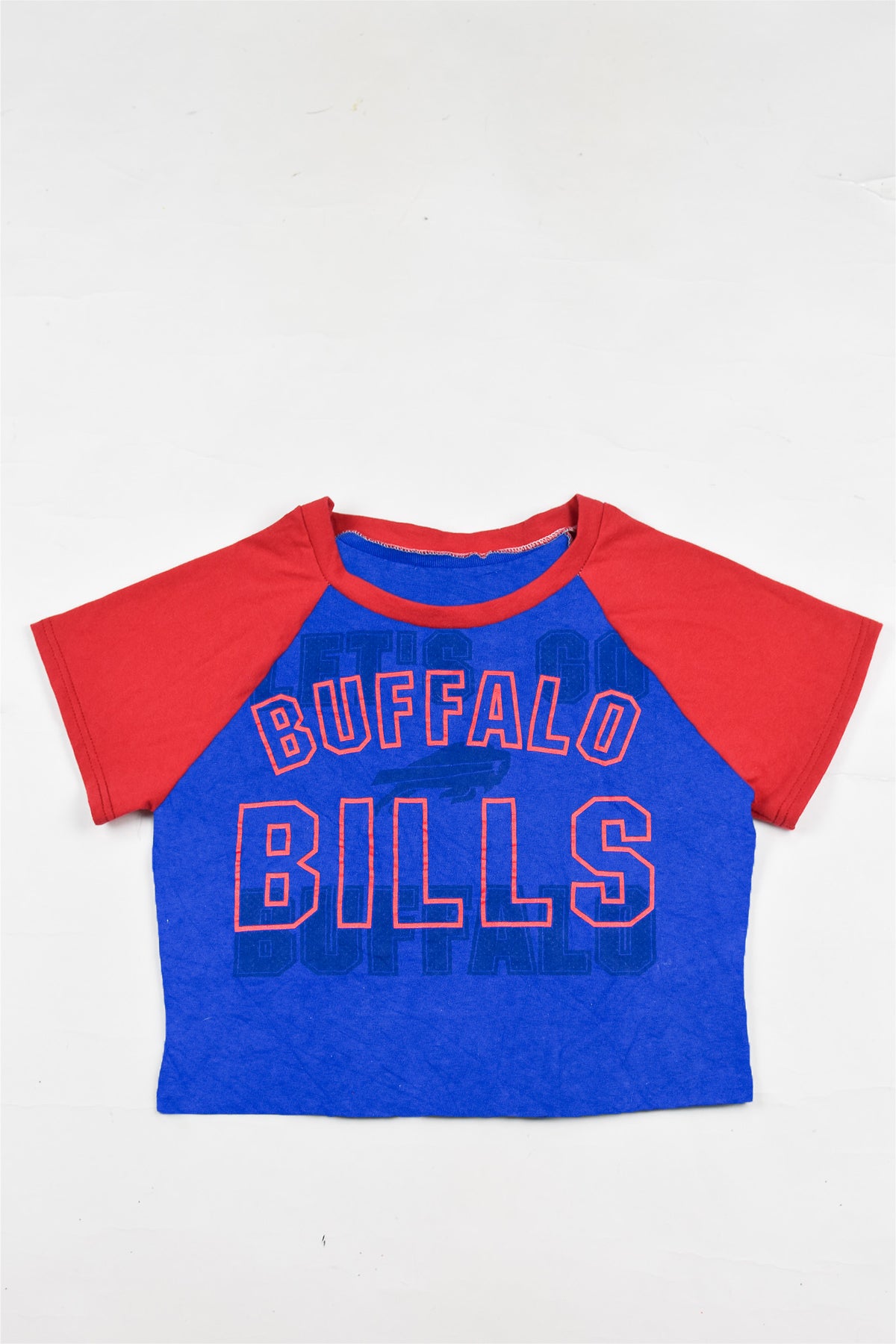 Upcycled Bills Baby Tee *MADE TO ORDER* - Tonguetied Apparel