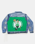 Upcycled Celtics Star Patchwork Jacket