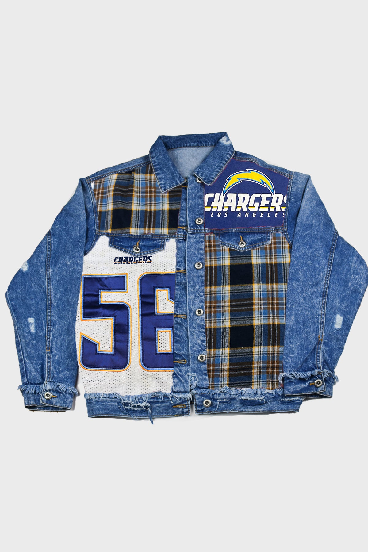 Upcycled Chargers Patchwork Jacket