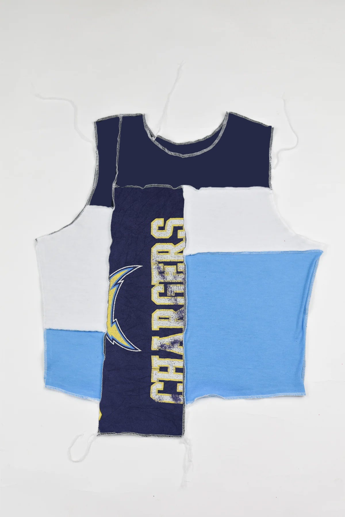 Upcycled Chargers Scrappy Tank Top - Made To Order