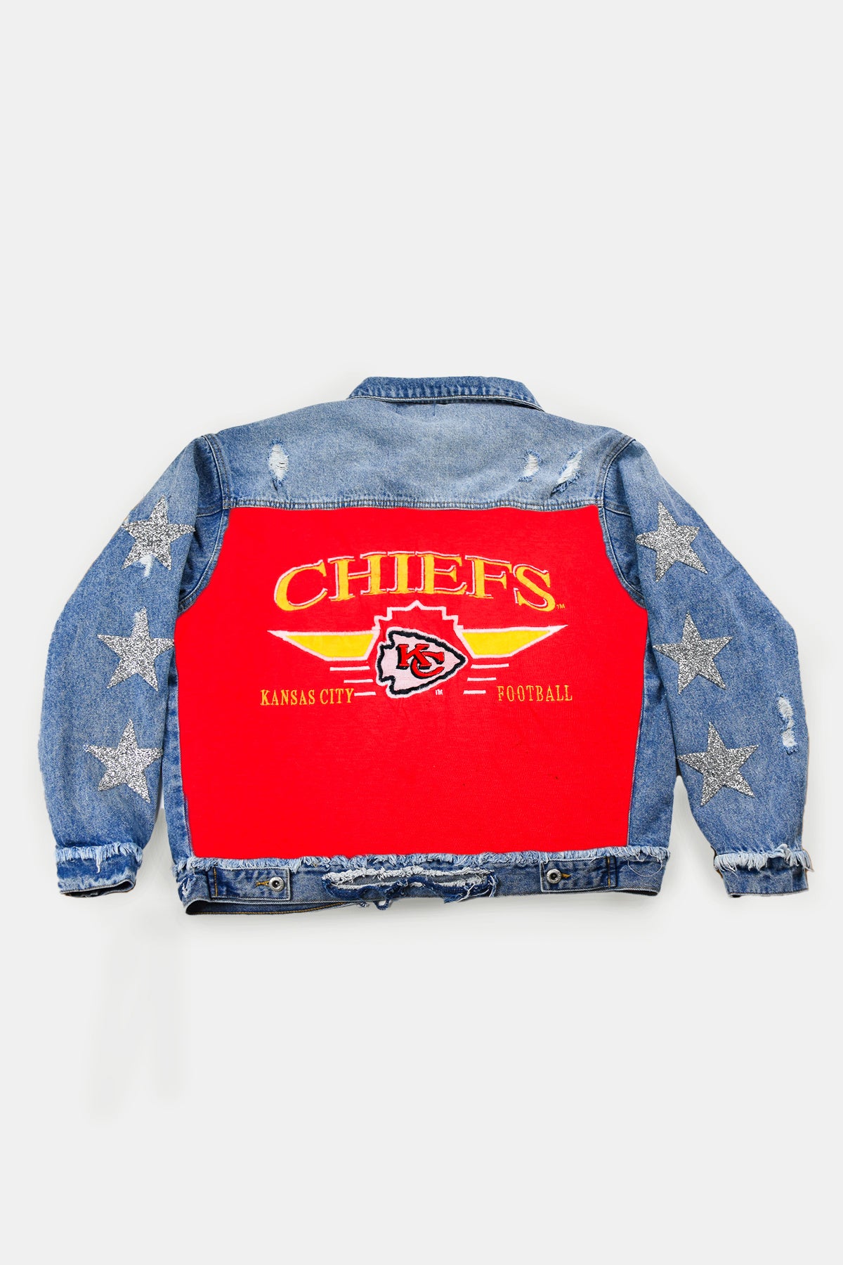 Upcycled Chiefs Star Patchwork Jacket