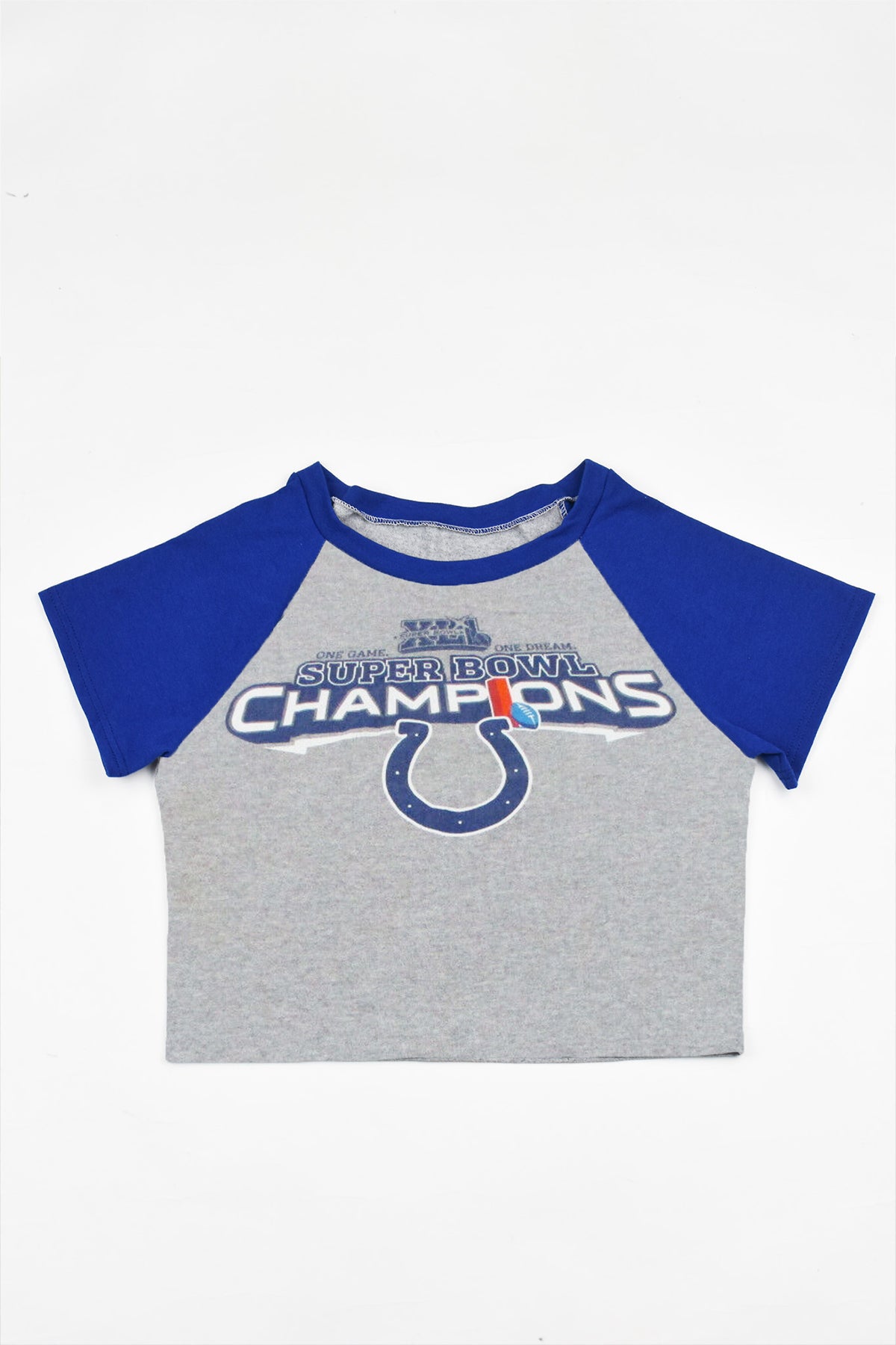 Upcycled Colts Baby Tee *MADE TO ORDER*
