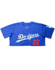 Cropped Los Angeles Dodgers Jersey