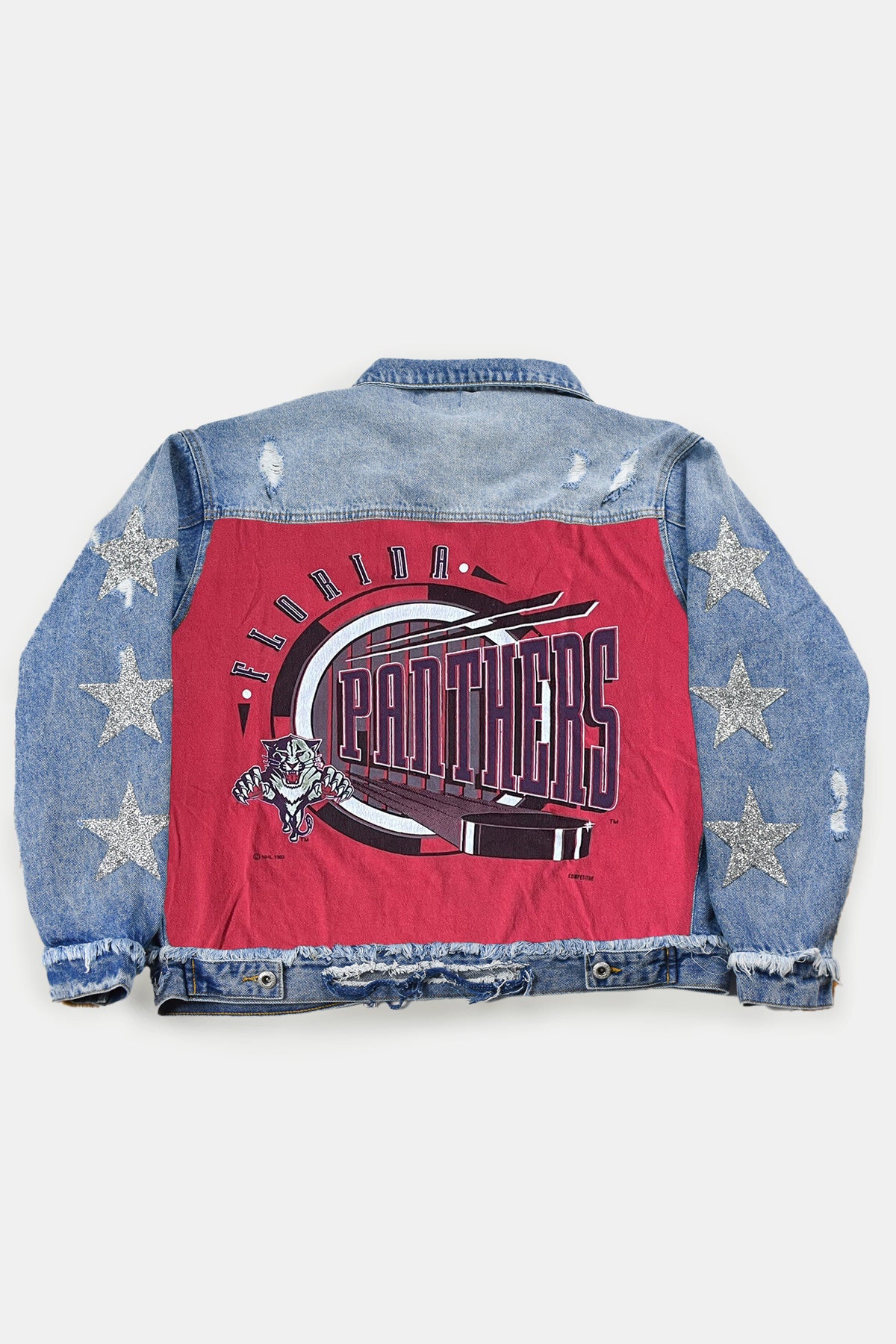 Upcycled FL Panthers Star Patchwork Jacket