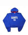 Upcycled Cropped New York Giants Sweatshirt