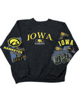 Upcycled Iowa Hawkeyes Patchwork Sweatshirt - CUSTOMIZABLE