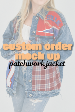 Custom Order Patchwork Jacket Mock Up