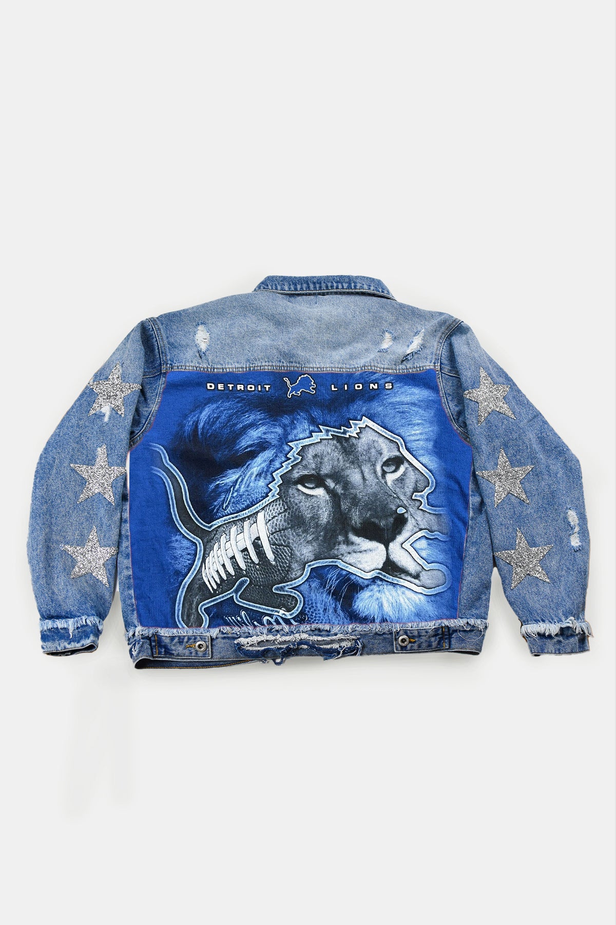 Upcycled Lions Star Patchwork Jacket