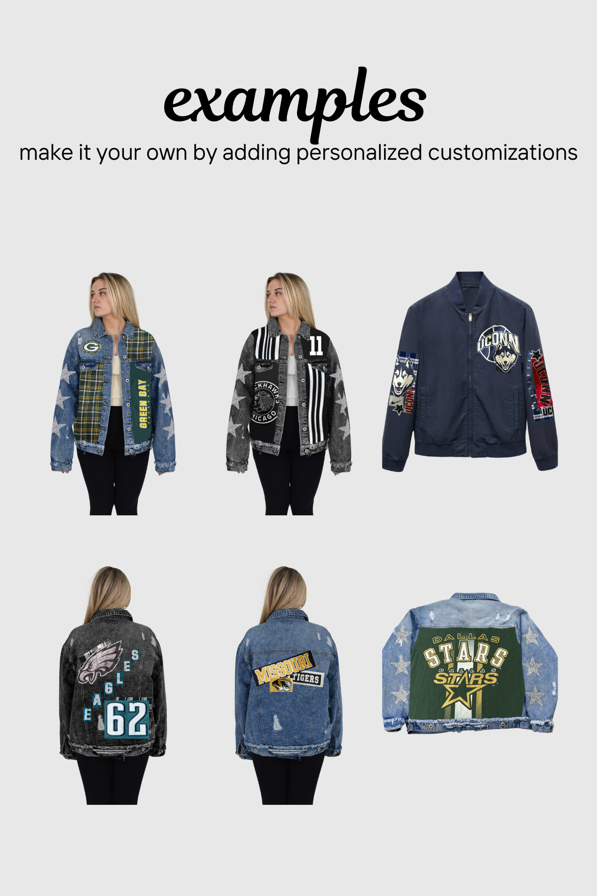 Custom Order Patchwork Jacket Mock Up