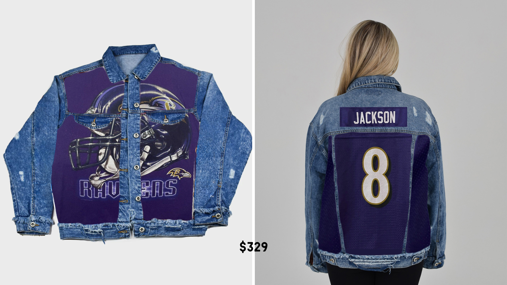 Custom Order Ravens Jacket for Melissa