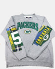 Upcycled Packers Patchwork Sweatshirt