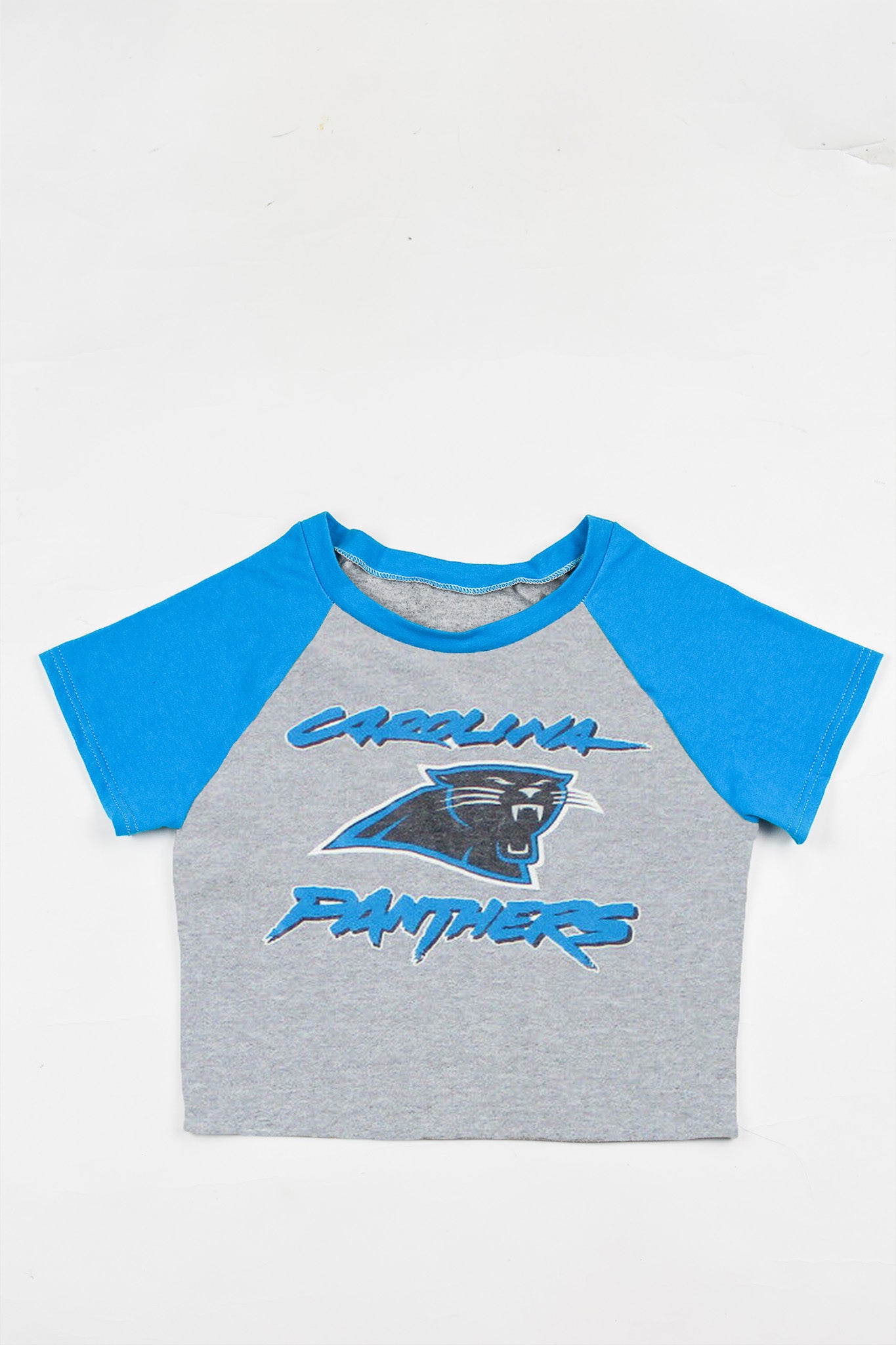 Upcycled Carolina Panthers Baby Tee *MADE TO ORDER*