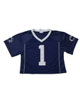 Upcycled Cropped Penn State Jersey