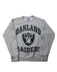 Upcycled Las Vegas Raiders Star Patch Sweatshirt