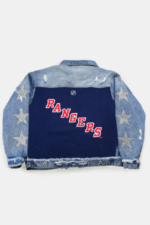 Upcycled Rangers Star Patchwork Jacket