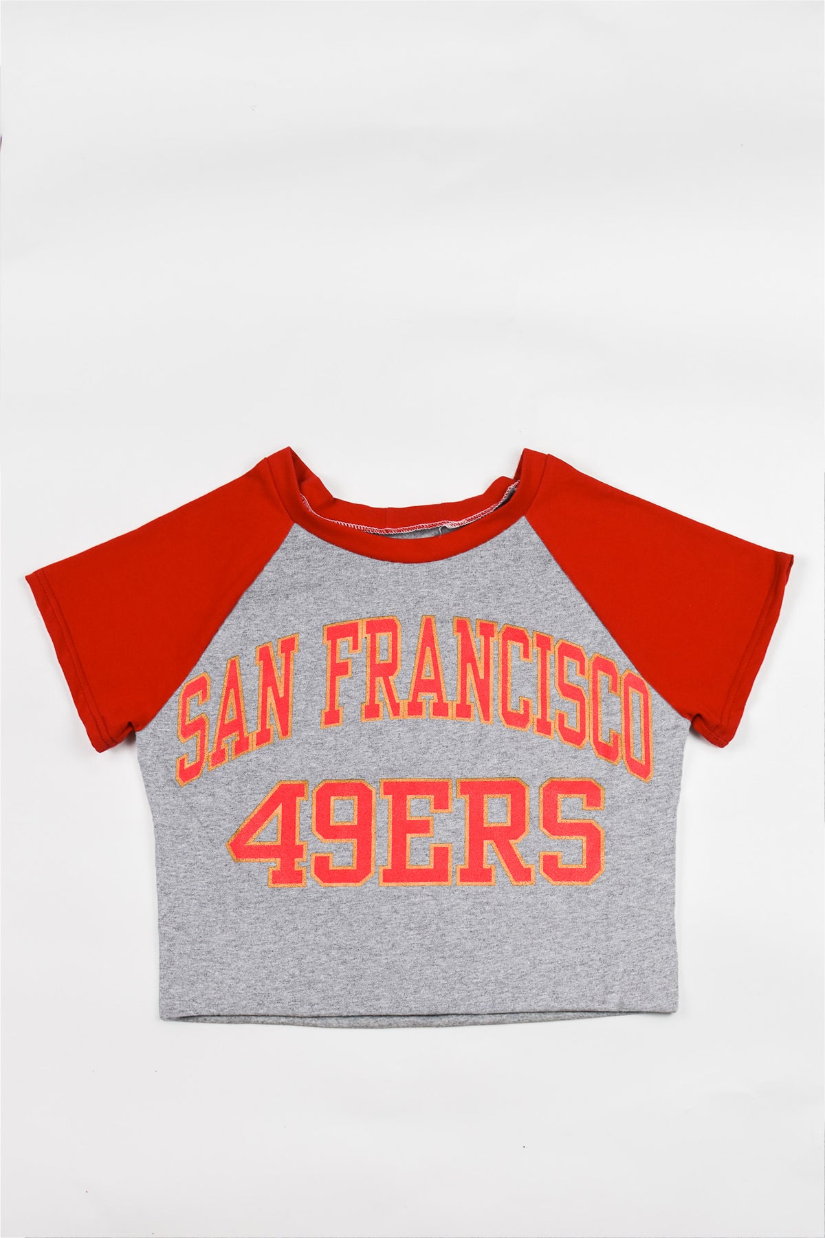 Upcycled 49ers Baby Tee *MADE TO ORDER* - Tonguetied Apparel