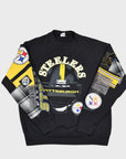 Upcycled Steelers Patchwork Sweatshirt