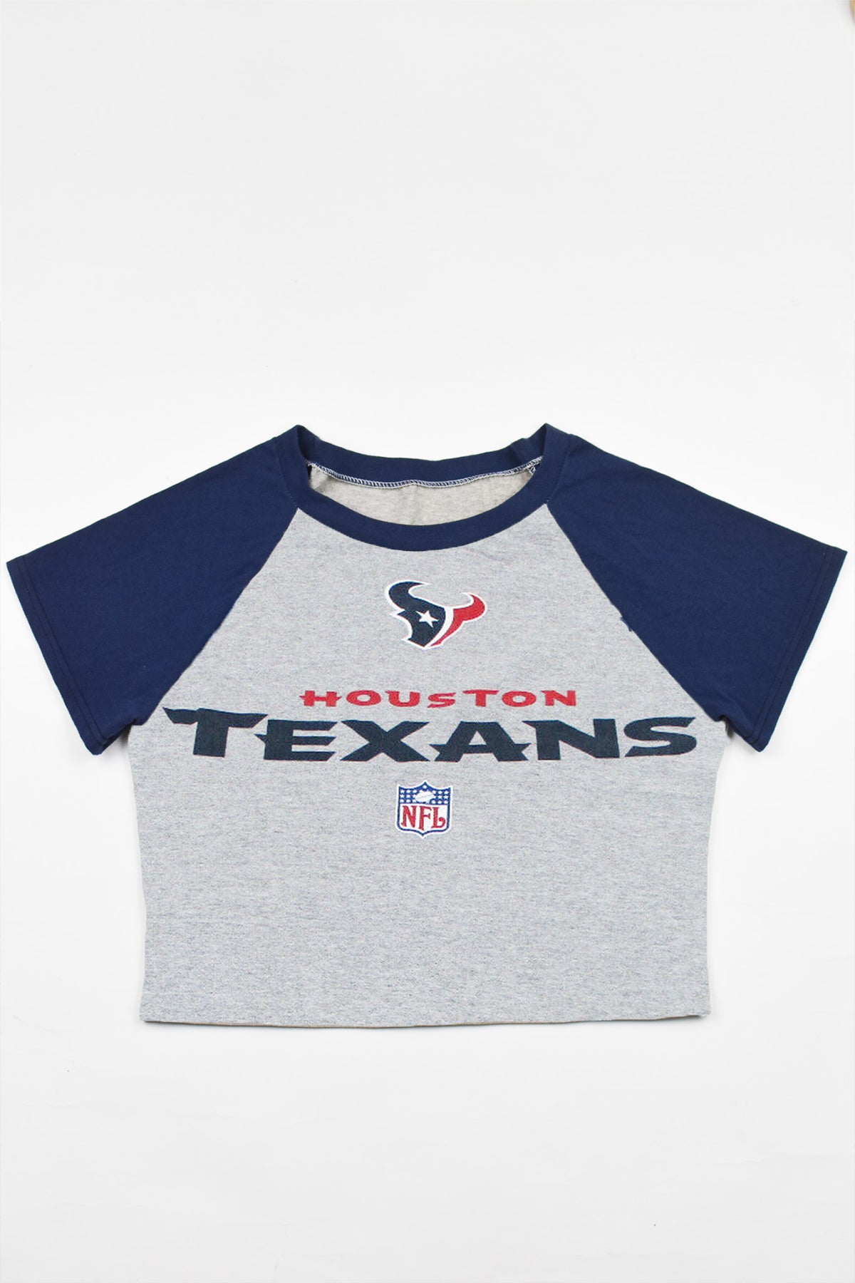Upcycled Texans Baby Tee *MADE TO ORDER*