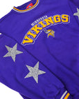 Upcycled Minnesota Vikings Star Patch Sweatshirt