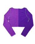 Upcycled Minnesota Vikings Spliced Scoopneck Top