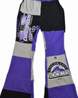 Upcycled Rockies Patch Flare Pants