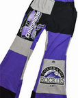 Upcycled Rockies Patch Flare Pants