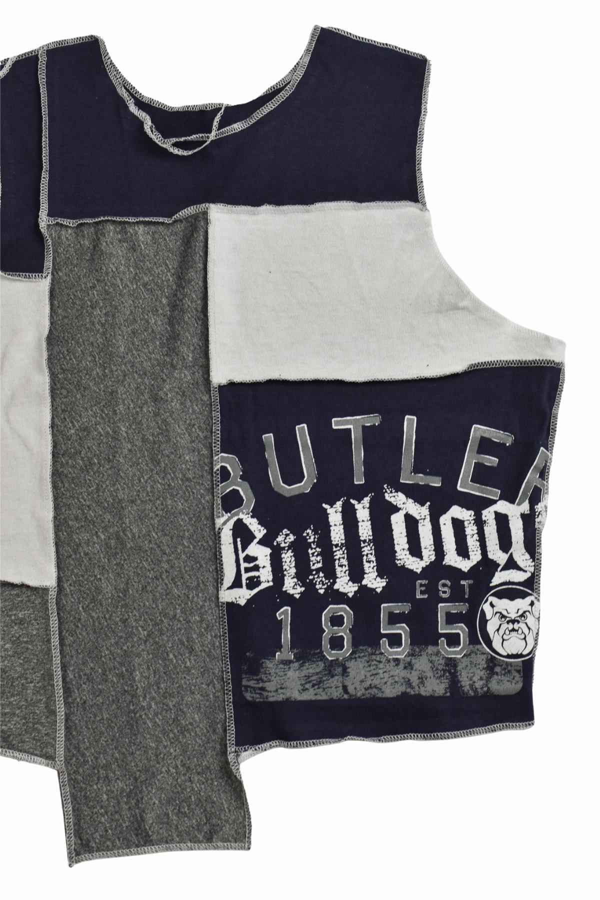 Upcycled Butler Scrappy Tank Top