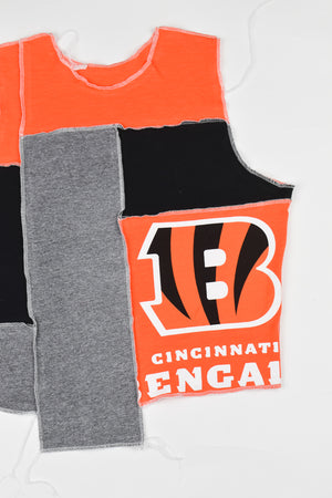 Upcycled Bengals Scrappy Tank Top