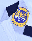 Upcycled Quinnipiac Long Sleeve Scrappy Top