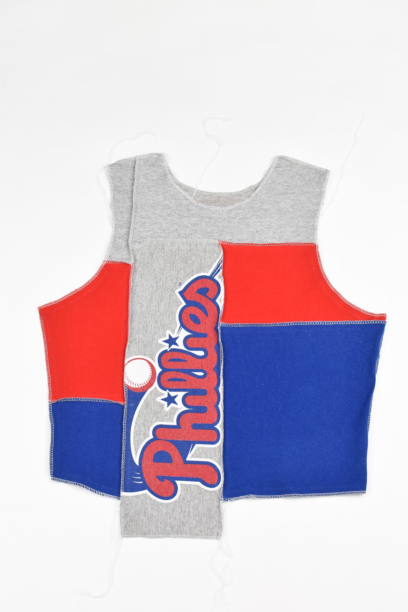 Upcycled Phillies Scrappy Tank Top