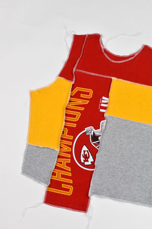 Upcyled Chiefs Scrappy Tank Top