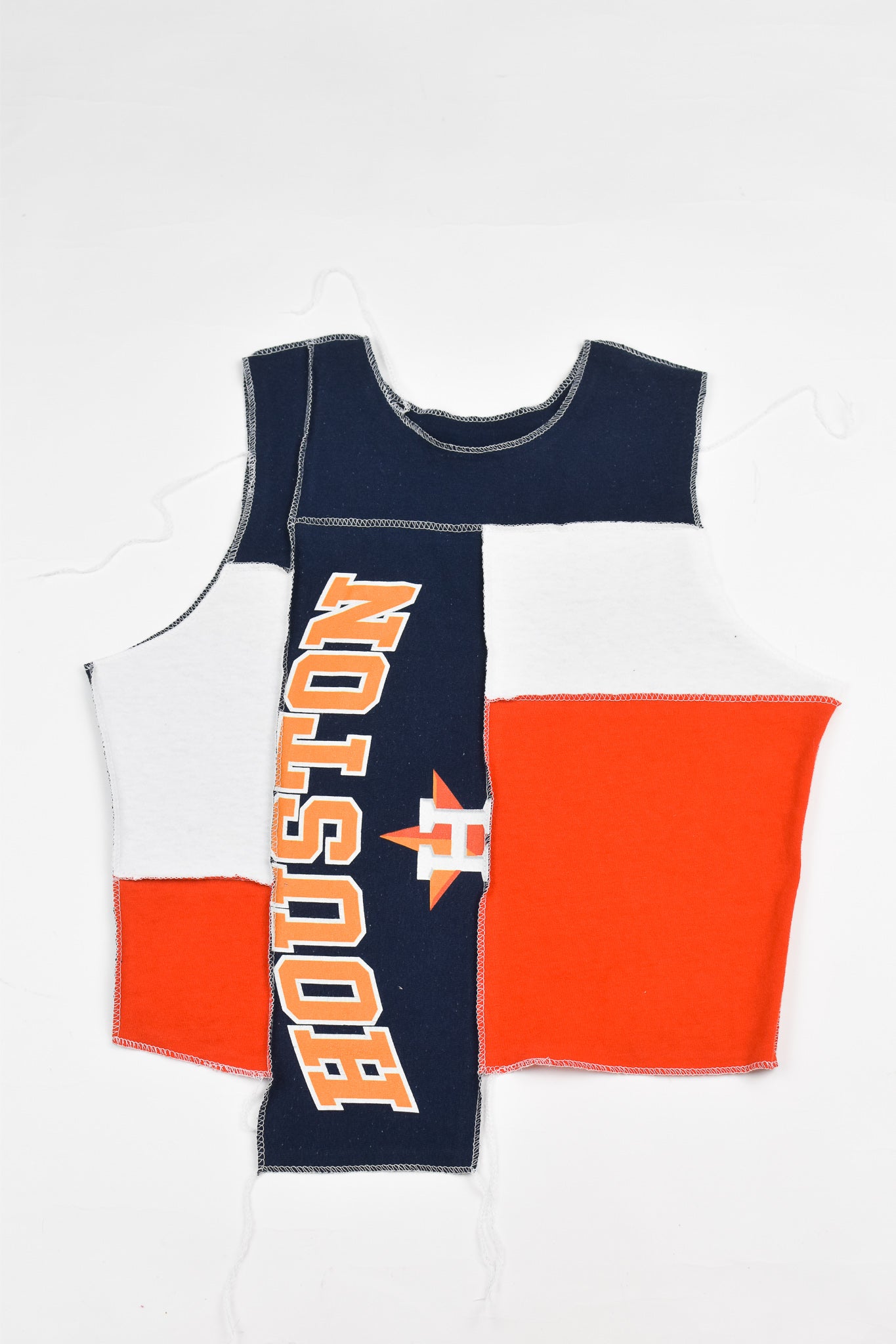 Upcycled Astros Scrappy Tank Top