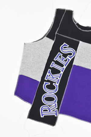 Upcycled Rockies Scrappy Tank Top