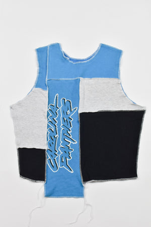 Upcycled Panthers Scrappy Tank Top