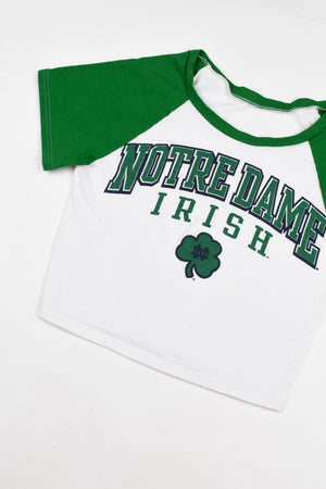 Upcycled Notre Dame Baby Tee