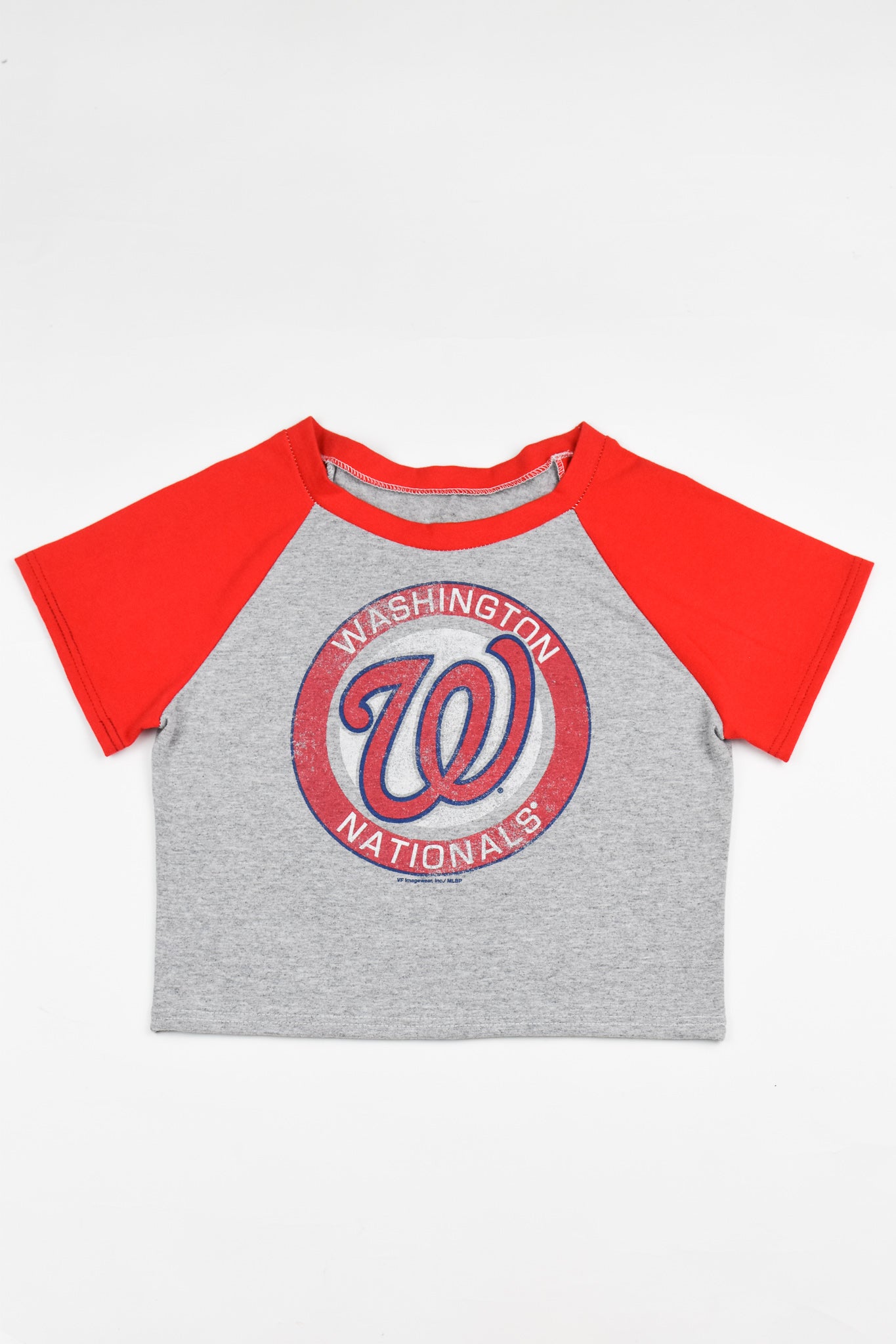 Upcycled Nationals Baby Tee - Tonguetied Apparel