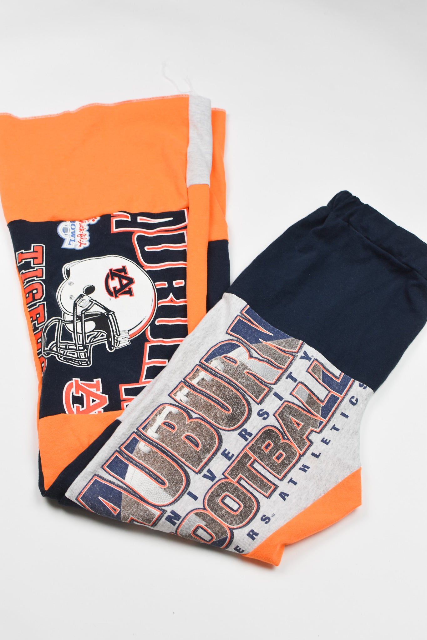 Upcycled Auburn Patch Flare Pants