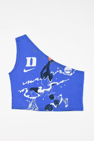 Upcycled Duke One Shoulder Tank Top