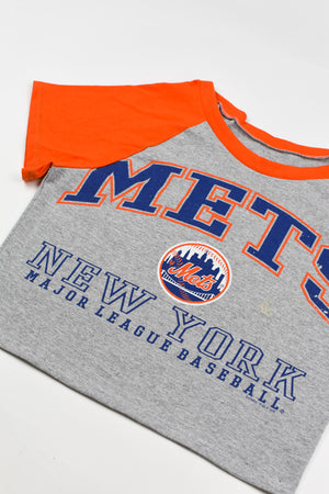 Upcycled Mets Baby Tee