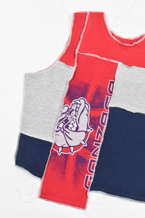 Upcycled Gonzaga Scrappy Tank Top