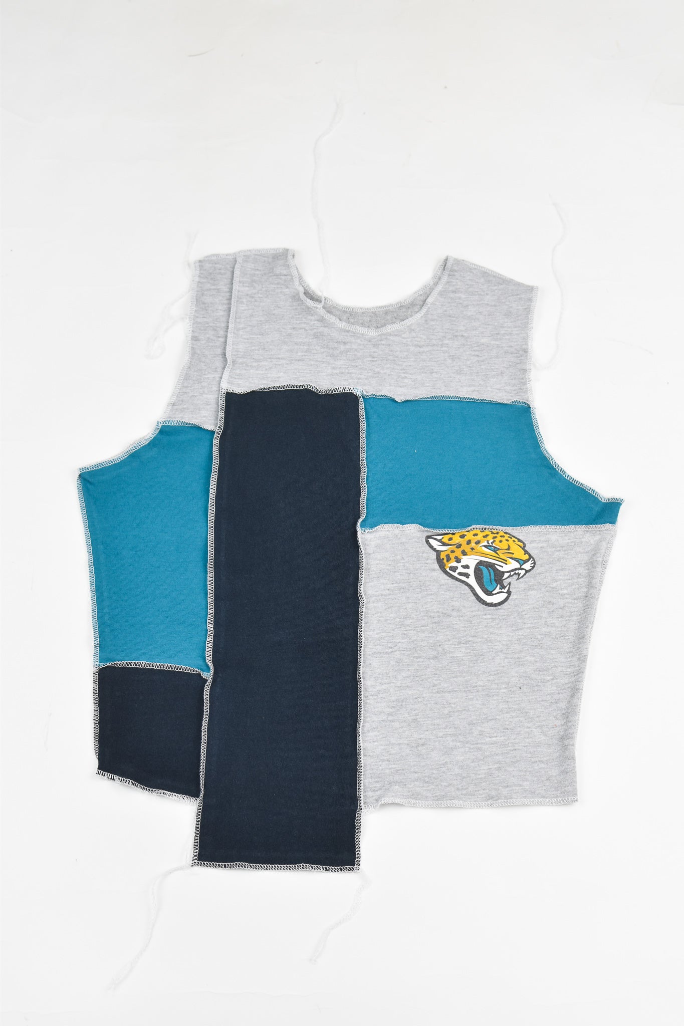Upcycled Jaguars Scrappy Tank Top