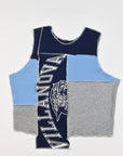 Upcycled Villanova Scrappy Tank Top