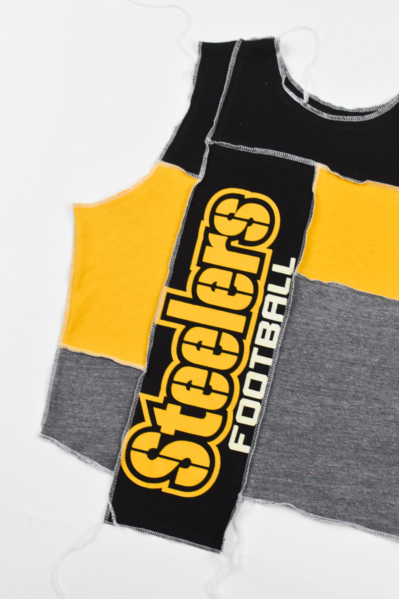 Upcycled Steelers Scrappy Tank Top