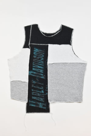 Upcycled Harley Davidson Scrappy Tank Top