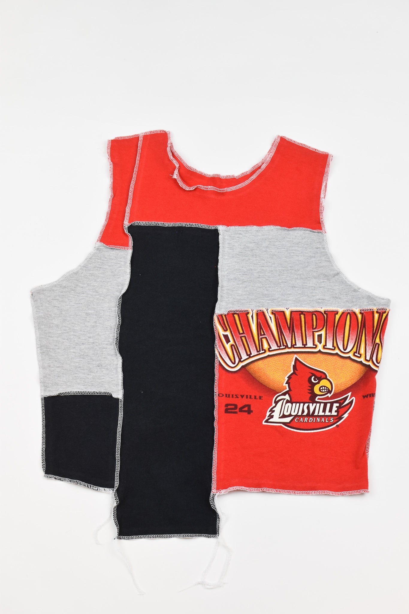 Upcycled Louisville Scrappy Tank Top