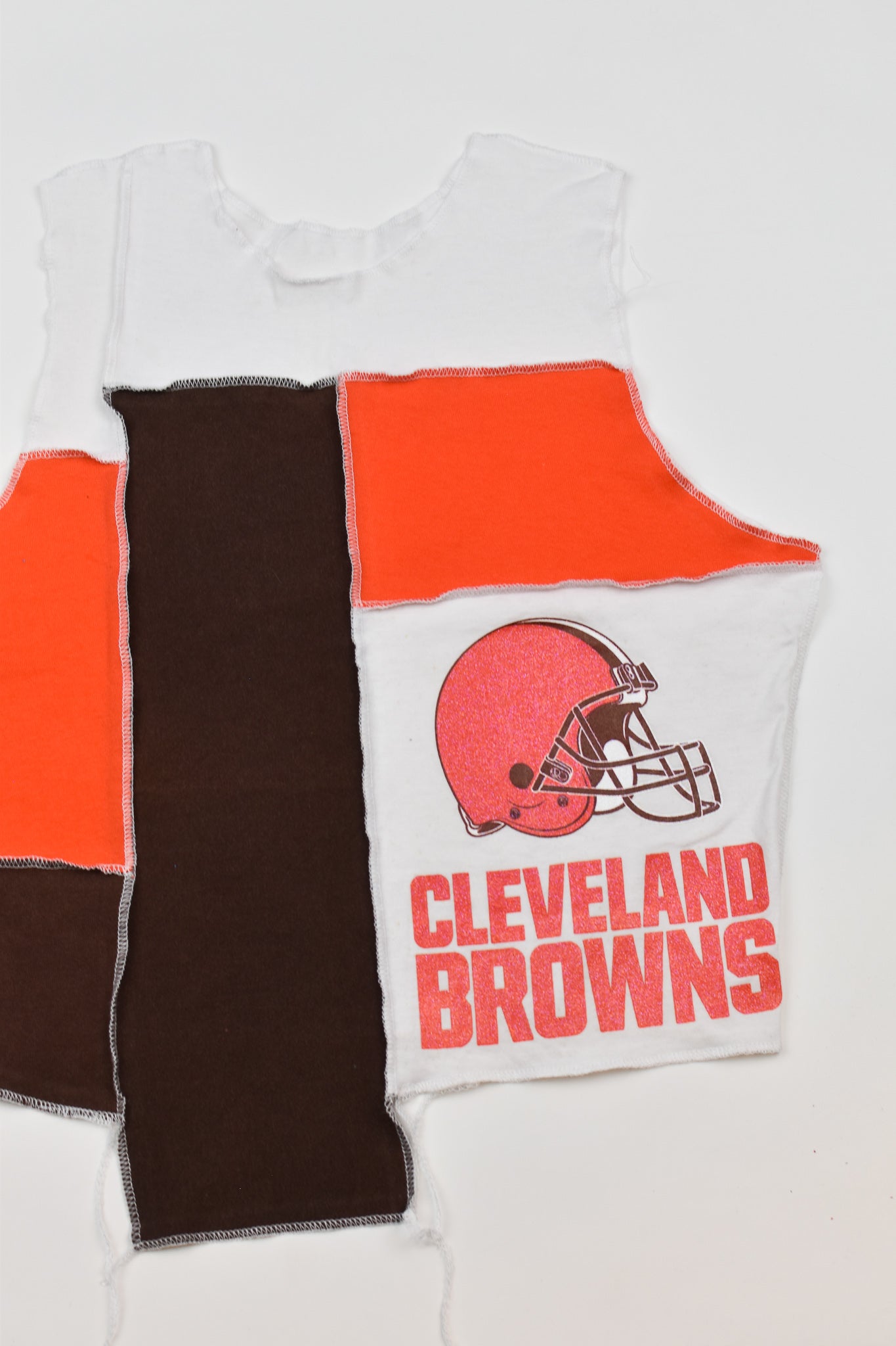 Upcycled Browns Scrappy Tank Top